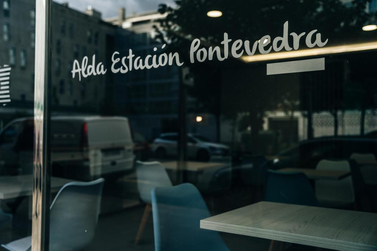 Hotel Alda Estacion Понтеведра Экстерьер фото